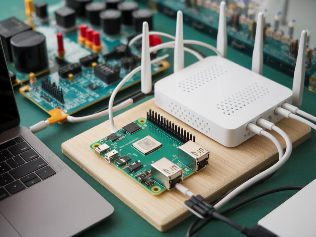 Detecting malicious firmware implants on consumer routers using a raspberry pi and free tools