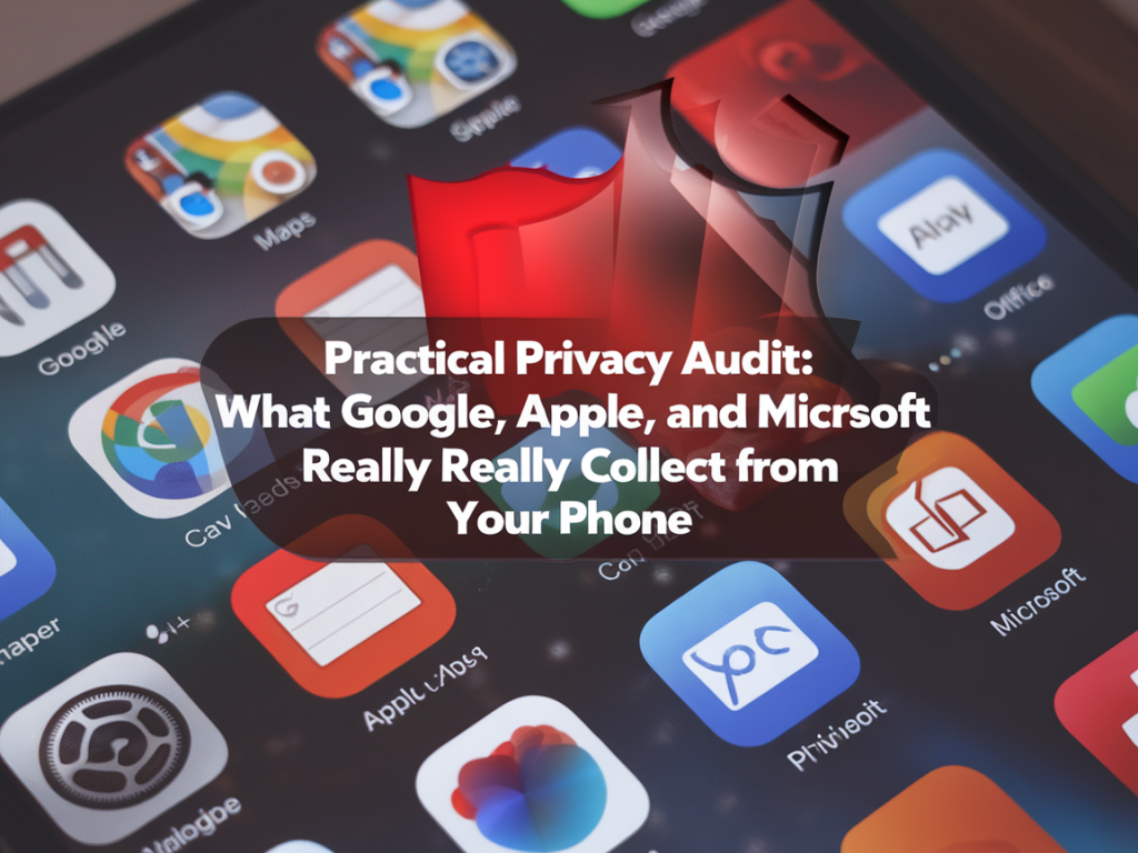 Practical privacy audit: what Google, Apple, and Microsoft really collect from your phone