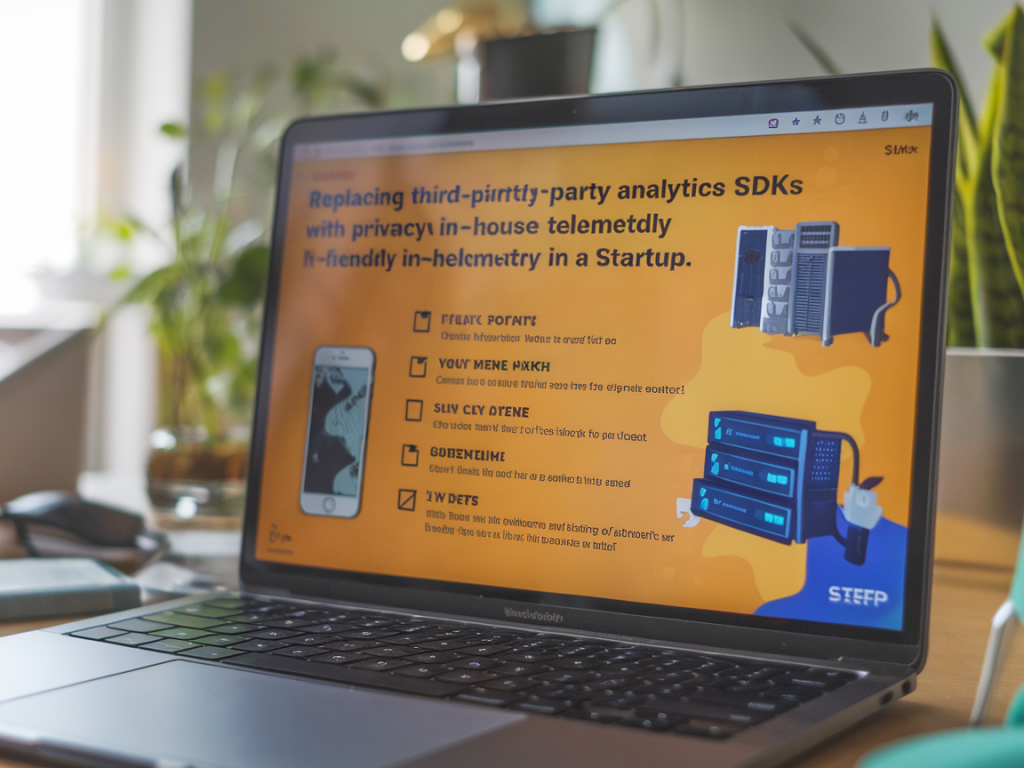 Step‑by‑step playbook for replacing third‑party analytics SDKs with privacy friendly in‑house telemetry in a startup