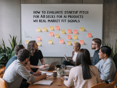 How to evaluate startup pitch decks for AI products with real market fit signals